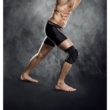 Наколінник компресійний SELECT 6250 Compression knee support - unisex (228) чорн/зел, XL 562500 фото