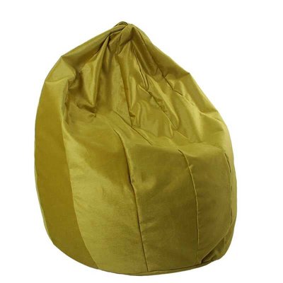 Кресло-мешок "Груша" 207000416 "Homefort" пенополистероловый шарик, ткань велюр - цвет лайм 114800 фото