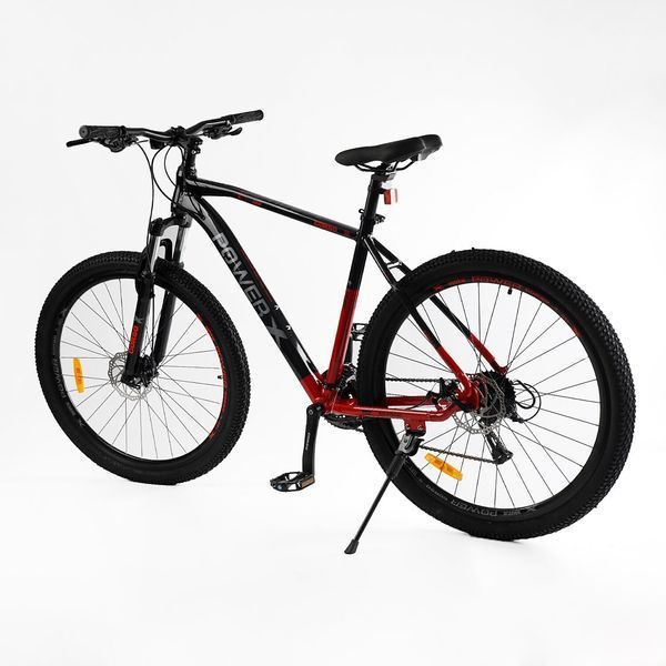 Велосипед Спортивный Corso X-POWER 29 дюймов (PW-80198) рама алюминиевая 21, оборудование Shimano Altus 24 скорости, вилка ZOOM 165656 фото
