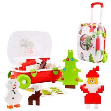 Конструктор 8805 (3) "Technok Toys", "Новий Рік", 87 елементів, у валізі 143892 фото