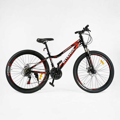 Велосипед Спортивний Corso INTENSE 26" дюймів NT-26573 (1) рама сталева 13'', обладнання SAIGUAN 21 швидкість, зібраний на 75 137778 фото