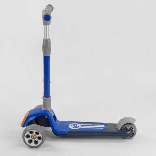 Самокат трехколесный (RS-8999) Best Scooter складной алюминиевый руль, колеса PU со светом 102024 фото