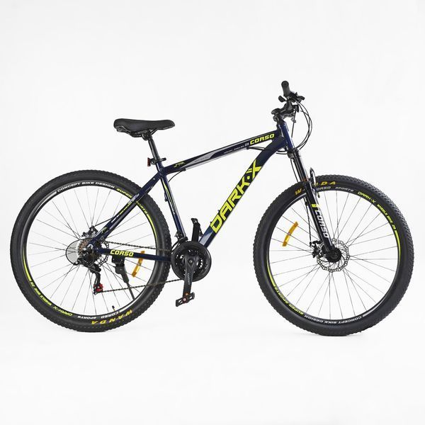 Велосипед Спортивний Corso &laquo;Dark-X&raquo; 29" дюймів (DX-29306) рама алюмінієва 19" обладнання Shimano 21 швидкість, зібран на 75% 168586 фото