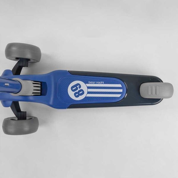 Самокат трехколесный (RS-8999) Best Scooter складной алюминиевый руль, колеса PU со светом 102024 фото