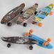 Скейт С 32040 Best Board, дека з ручкою, 4 види, дошка = 60см, колеса PU СВІТЯТЬСЯ, d = 6см 74502 фото