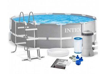 Intex Басейн каркасний 26718 FR (1) 366х122 см, фільтр-насос, сходи, від 6-ти років, 10685 л 75177 фото