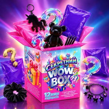 Дитяча гра &laquo;Секретний Wow Box&raquo; (95948) 12 пакетиків із секретними іграшками-сюрпризами, набір для розпакування 195800 фото
