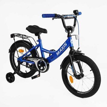 Велосипед 20" дюймів 2-х колісний "CORSO" MAXIS CL-20316 (1) ручне гальмо, дзвіночок, додаткові колеса, ЗІБРАНИЙ НА 75, в коробці 163774 фото