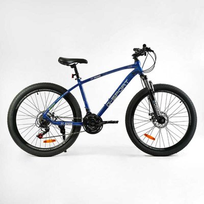 Велосипед Спортивный Corso «G-SPORT» 26" дюймов G-26317 (1) рама алюминиевая 17", оборудование Shimano 21 скорость, собранный на 75 138270 фото