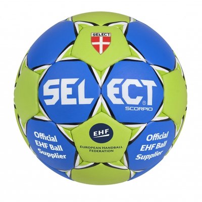 М’яч гандбольний SELECT Scorpio (207) зел/син, 3 161285 фото