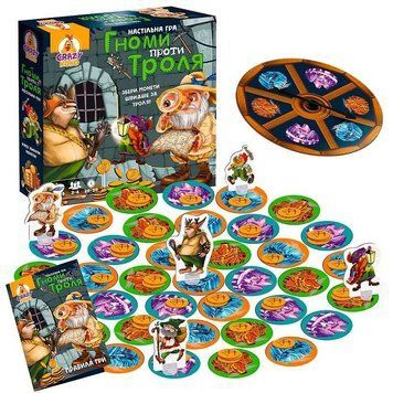 Игра настольная развлекательная "Гномы против тролля" VT 8055-36 (укр) (5) "Vladi Toys" 150402 фото