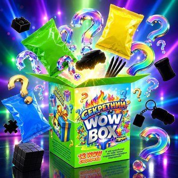 Дитяча гра &laquo;Секретний Wow Box&raquo; (90569) 12 пакетиків із секретними іграшками-сюрпризами, набір для розпакування 196756 фото