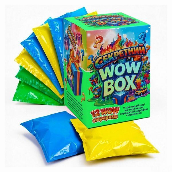Дитяча гра &laquo;Секретний Wow Box&raquo; (90569) 12 пакетиків із секретними іграшками-сюрпризами, набір для розпакування 196756 фото