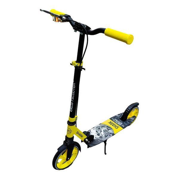 Самокат двоколісний з амортизатором та ручним гальмом Best Scooter (SH-10865) "SHARK" 147537 фото
