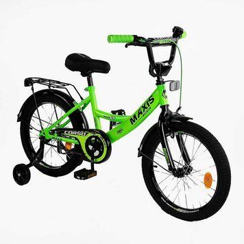 Велосипед 20" дюймів 2-х колісний "CORSO" MAXIS CL-20457 (1) ручне гальмо, дзвіночок, додаткові колеса, ЗІБРАНИЙ НА 75, в коробці 163775 фото