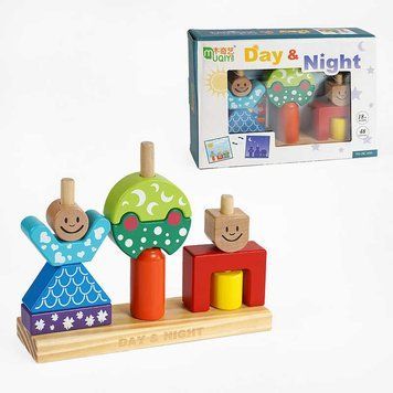 Логическая игра C 60366 (40) День/ночь, книга с заданиями, в коробке 136929 фото