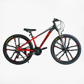 Велоcипед Спортивний Corso &laquo;SPIDER&raquo; 26" дюймів (SP- 26800) рама алюмінієва 13" обладнання Shimano 21 швидкість 137796 фото