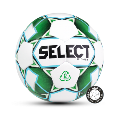М’яч футбольний SELECT Planet FIFA (928) біл/зел, 4 038554 фото