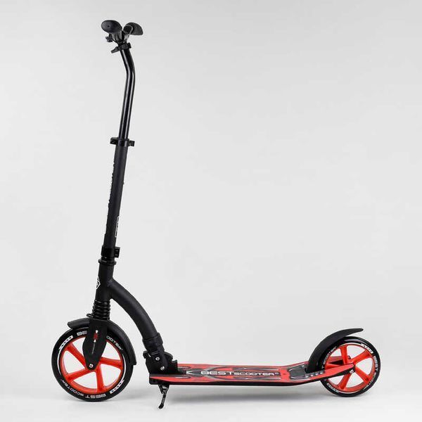 Самокат двухколесный с амортизатором Best Scooter (40860) колеса PU &ndash; 23 см, &ndash; 20 см 100068 фото