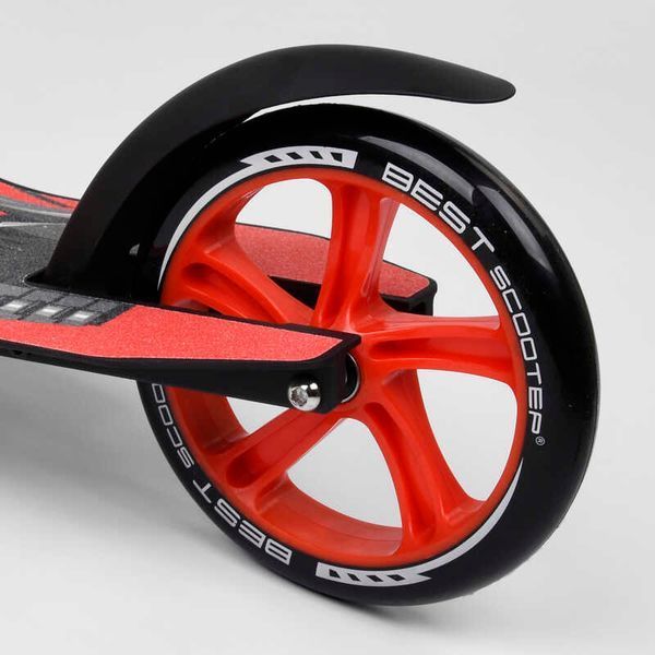 Самокат двухколесный с амортизатором Best Scooter (40860) колеса PU &ndash; 23 см, &ndash; 20 см 100068 фото
