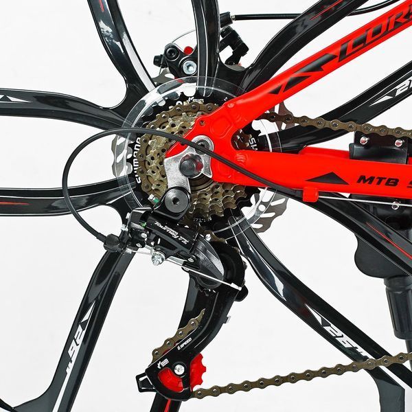 Велоcипед Спортивний Corso &laquo;SPIDER&raquo; 26" дюймів (SP- 26800) рама алюмінієва 13" обладнання Shimano 21 швидкість 137796 фото