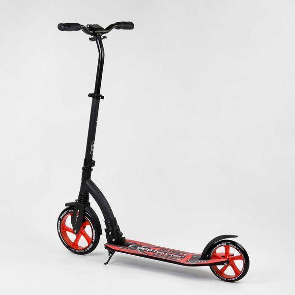 Самокат двухколесный с амортизатором Best Scooter (40860) колеса PU &ndash; 23 см, &ndash; 20 см 100068 фото