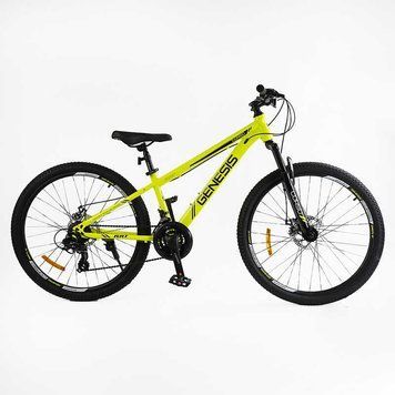 Велосипед Спортивный Corso 26" дюймов &laquo;Genesis&raquo; T-26430 (1) рама стальная 13&rsquo;&rsquo;, оборудование Saiguan 21 скорость, собран на 75 165425 фото