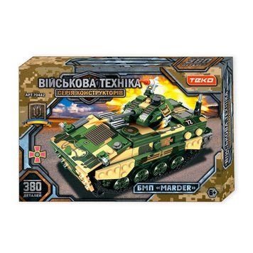 Конструктор "Военная техника" 70442 (24) "Teko", 380 деталей, БМП "Marder", в коробке 151435 фото
