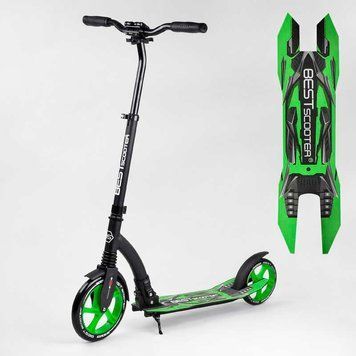 Самокат двоколісний з амортизатором Best Scooter (52266) колеса PU - 23 см, - 20 см 94767 фото