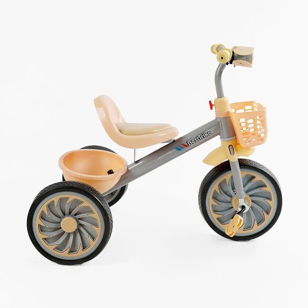 Велосипед трехколесный с фонариком и украинским озвучкой BS-35761 "Best Trike" 2 корзины, колеса EVA 168735 фото