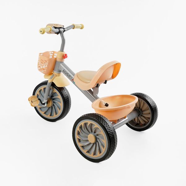 Велосипед трехколесный с фонариком и украинским озвучкой BS-35761 "Best Trike" 2 корзины, колеса EVA 168735 фото
