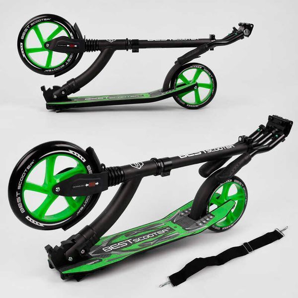 Самокат двоколісний з амортизатором Best Scooter (52266) колеса PU - 23 см, - 20 см 94767 фото