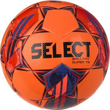 М'яч футбольний SELECT Brillant Super TB v23 (FIFA QUALITY PRO APPROVED) (035) помар/червоний, 5 011496 фото