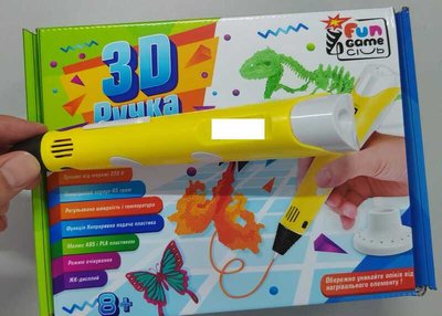 Ручка 3D 38923 (12/2) "4FUN Game Club", USB кабель питания, в коробке 154147 фото