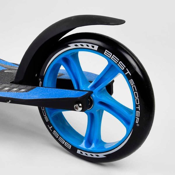 Самокат двоколісний з амортизатором Best Scooter (54664) колеса PU - 23 см, - 20 см 74314 фото