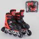 Ролики 40082-S Best Roller / розмір 30-33 / колір - ЧЕРВОНИЙ колеса PVC, ПЕРЕДНЄ КОЛЕСО СВІТЛО, в сумці, d коліс - 6,5 см 98860 фото 1