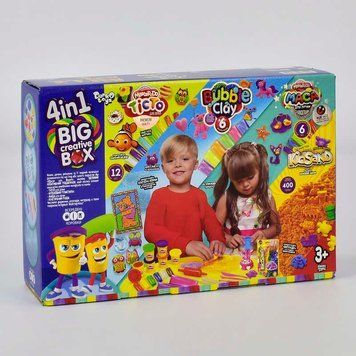 Набор творчества "4 в 1 Big creative box" BCRB-01-01U УКР. (4) "Danko Toys" 65616 фото