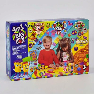Набір творчості "4 в 1 Big creative box" BCRB-01-01U УКР. (4) "Danko Toys" 65616 фото