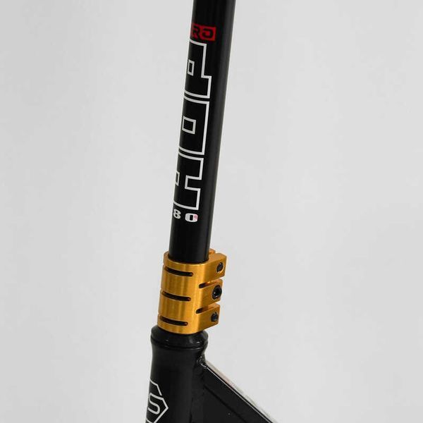 Самокат трюковий N-01801 "Best Scooter" "HOP", HIC-система, ПЕГИ, алюмінієвий диск та дека, колеса PU, d=120мм, ширина керма 58 см 115638 фото
