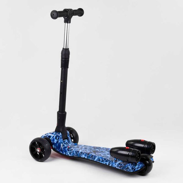 Трехколесный самокат с турбиной и музыкой "Best Scooter" MAXI" (46189) складной алюминиевый руль 100060 фото