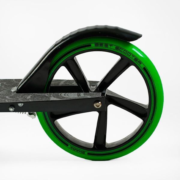 Самокат двоколісний Best Scooter (SH-50730) "SHARK" з ручним гальмом 1 амортизатор 147565 фото