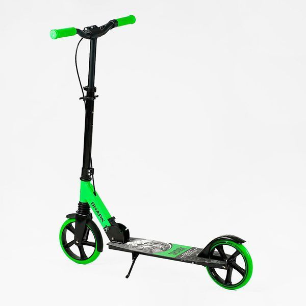 Самокат двоколісний Best Scooter (SH-50730) "SHARK" з ручним гальмом 1 амортизатор 147565 фото