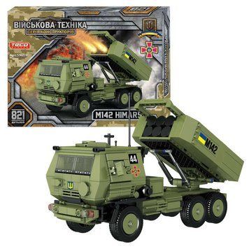 Конструктор 59659 (12) "Teko", 821 деталь, "M142 HIMARS", в коробке 172856 фото