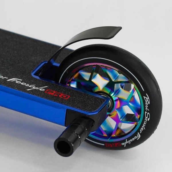 Самокат трюковий N- 12740 "Best Scooter" "Freestyle", HIC-система, ПЕГИ, алюмінієвий диск та дека, колеса PU, d=120мм, ширина керма 58 см 115641 фото