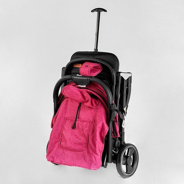 Коляска прогулянкова дитяча "JOY" Comfort (L-20115) рама сталь з алюмінієм, футкавер, підсклянник, телескопічна ручка 118432 фото