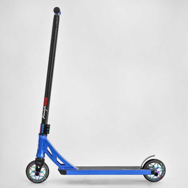 Самокат трюковий N- 12740 "Best Scooter" "Freestyle", HIC-система, ПЕГИ, алюмінієвий диск та дека, колеса PU, d=120мм, ширина керма 58 см 115641 фото