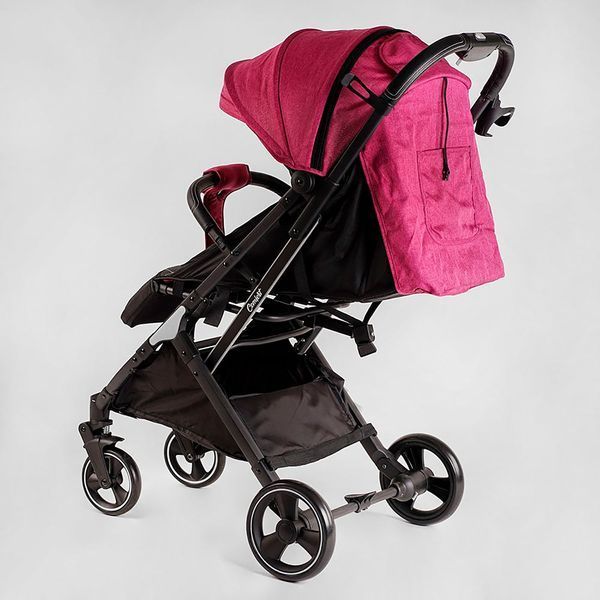 Коляска прогулянкова дитяча "JOY" Comfort (L-20115) рама сталь з алюмінієм, футкавер, підсклянник, телескопічна ручка 118432 фото
