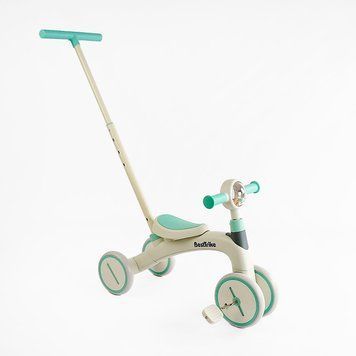 Велосипед триколісний з батьківською ручкою Best Trike (BST-410) матеріал рами нейлон 163780 фото