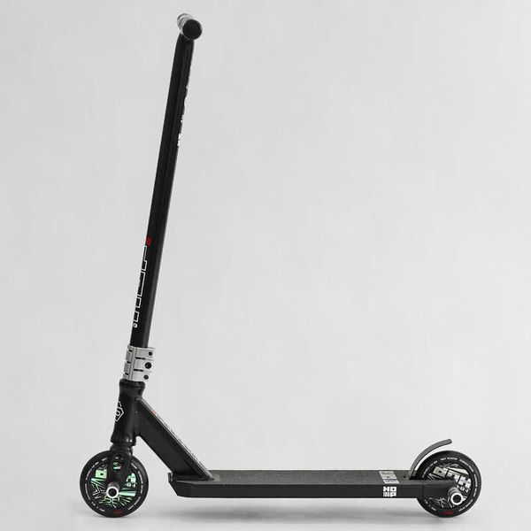 Самокат трюковий N- 16180 "Best Scooter" "HOP", HIC-система, ПЕГИ, алюмінієвий диск та дека, колеса PU, d=120мм, ширина керма 58 см 115636 фото