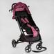 Коляска прогулянкова дитяча "JOY" Comfort L-30201 колір ФІОЛЕТОВИЙ, рама сталь з алюмінієм, футкавер, підсклянник, телескопічна ручка 118433 фото 4